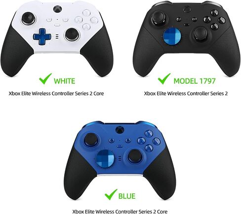 أعواد إبهام معدنية 13 في 1 لوحدة تحكم Xbox One Elite Series 2، أجزاء ملحقات ألعاب وحدة التحكم الأساسية من سلسلة Elite 2، عصا تحكم معدنية 6 قابلة للتبديل، 4 مجاذيف، 2 وسادات D، 1 أداة (متعددة الألوان) in Kuwait
