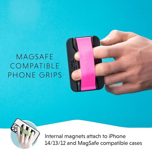مقبض هاتف LoveHandle PRO Premium - حزام هاتف من السيليكون - حامل هاتف مغناطيسي ومسند للهواتف الذكية والكمبيوتر اللوحي - سيليكون من نوع Alien Cattle Rustlers in Kuwait