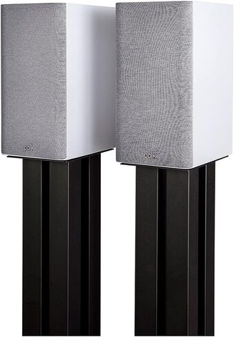 مكبر صوت صغير على رف الكتب من Polk Reserve R100 للصوت الديناميكي والمفصل للمسرح المنزلي، مكبر صوت بحلقة Pinnacle مقاس 1 بوصة ومكبر صوت مخروطي توربيني مقاس 5.25 بوصة، عالي الدقة، Dolby Atmos وIMAX محسن، قابل للتركيب على الحائط، أسود in Kuwait