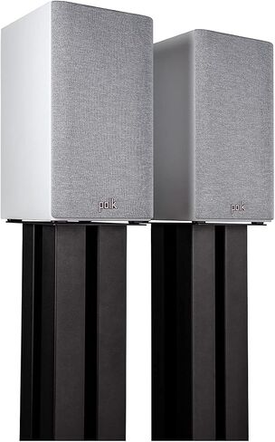 مكبر صوت صغير على رف الكتب من Polk Reserve R100 للصوت الديناميكي والمفصل للمسرح المنزلي، مكبر صوت بحلقة Pinnacle مقاس 1 بوصة ومكبر صوت مخروطي توربيني مقاس 5.25 بوصة، عالي الدقة، Dolby Atmos وIMAX محسن، قابل للتركيب على الحائط، أسود in Kuwait