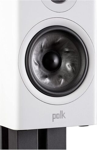 مكبر صوت صغير على رف الكتب من Polk Reserve R100 للصوت الديناميكي والمفصل للمسرح المنزلي، مكبر صوت بحلقة Pinnacle مقاس 1 بوصة ومكبر صوت مخروطي توربيني مقاس 5.25 بوصة، عالي الدقة، Dolby Atmos وIMAX محسن، قابل للتركيب على الحائط، أسود in Kuwait