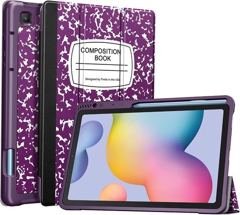 حافظة Fintie رفيعة لجهاز Samsung Galaxy Tab S6 Lite مقاس 10.4 بوصة موديل 2022/2020 (SM-P610/P613/P615/P619) مع حامل قلم S مدمج، غطاء خلفي ذكي ناعم من مادة TPU للاستيقاظ/النوم التلقائي، تكوين in Kuwait