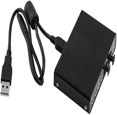 أداء الصوت الخاص بك مع بطاقة الصوت الخارجية لمحول الصوت USB التي تتميز بواجهة SPDIF الرقمية - مثالية لسماعات الرأس ومكبرات الصوت للكمبيوتر الشخصي in Saudi Arabia