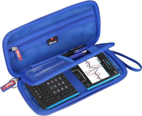 حقيبة حمل مقاومة للصدمات من Mchoi مناسبة لـ TI-84 Plus CE/TI-84 Plus/TI-Nspire CX II CAS/TI-Nspire CX II/TI-83 Plus/TI-89 Titanium/TI-85 / TI-86 آلة حاسبة الرسوم البيانية الملونة ، الحالة فقط in Saudi Arabia