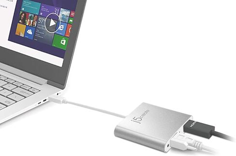 j5create USB to HDMI VGA Multi-Monitor Adapter - Supports Resolutions up to 2048 x 1152 - Compatible with Windows and Mac with USB Type-A 3.0 Port (JUA360) in Saudi Arabia