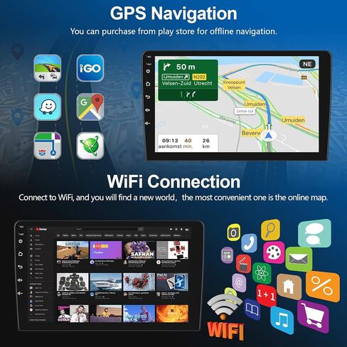Android 11 System Car Stereo Radio for Honda Odyssey 2009-2014, Octa Core Head Unit Support Carplay/Android Auto, 10.1 inch High Definition Touch Screen WiFi GPS Navigation BT FM/RDS Backup Camera in Saudi Arabia