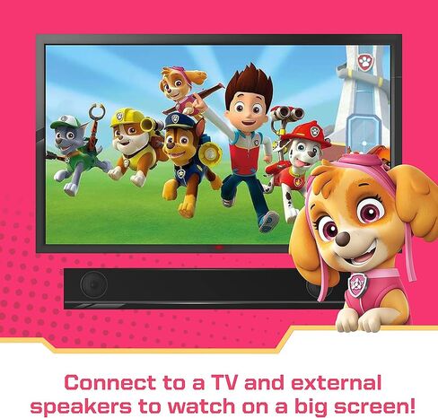 PAW Patrol 7" Portable DVD Player with Matching Headphones and Carrying Bag, Compatible with CDs, DVDs, USB and SD Card, Swivel Screen, (NKPDVD701SK) in Saudi Arabia