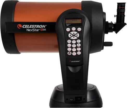 مجموعة تلسكوب Celestron Nexstar 8SE المحوسبة Maksutov-Cassegrain GoTo مع حامل ثلاثي القوائم على الطاولة (عنصران) in Saudi Arabia