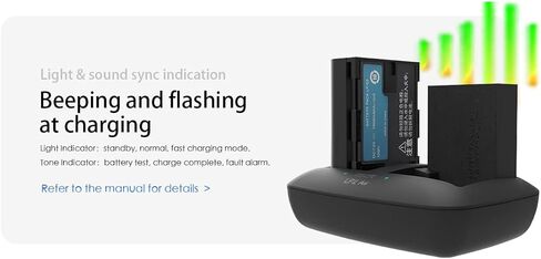 ISDT LP2 Air LP-E6/E6N Battery Charger Type-C Input Dual E12 E17 Battery Fast Charger for Canon EOS R R5, EOS 5D4 60D 70D 80D, EOS M M2 M3 M50 100D 200D 800D Cameras More, 90 Mins Full Charge in Kuwait