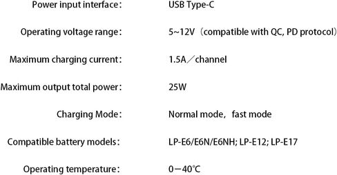 ISDT LP2 Air LP-E6/E6N Battery Charger Type-C Input Dual E12 E17 Battery Fast Charger for Canon EOS R R5, EOS 5D4 60D 70D 80D, EOS M M2 M3 M50 100D 200D 800D Cameras More, 90 Mins Full Charge in Kuwait