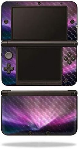 MightySkins Carbon Fiber Skin for Nintendo 3DS XL Original (2012-2014) - Aurora Borealis | Protective, Durable Textured Carbon Fiber Finish | Easy to Apply, Remove, and Change Styles | Made in The USA in Kuwait
