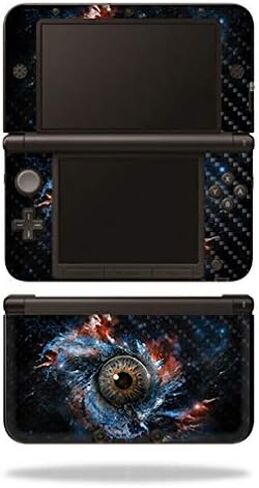 MightySkins Carbon Fiber Skin for Nintendo 3DS XL Original (2012-2014) - Aurora Borealis | Protective, Durable Textured Carbon Fiber Finish | Easy to Apply, Remove, and Change Styles | Made in The USA in Kuwait