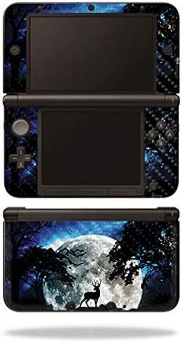 MightySkins Carbon Fiber Skin for Nintendo 3DS XL Original (2012-2014) - Aurora Borealis | Protective, Durable Textured Carbon Fiber Finish | Easy to Apply, Remove, and Change Styles | Made in The USA in Kuwait