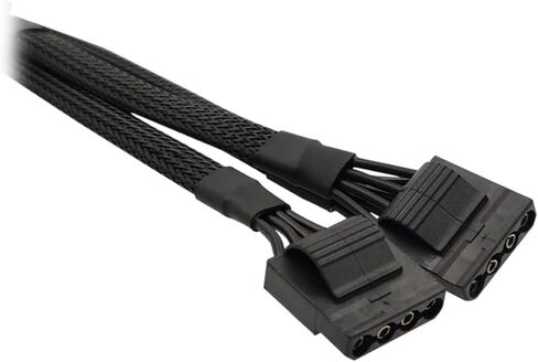 COMeap SATA Power Cable for EVGA PSUs, 6 Pin to 3X 15 Pin SATA Hard Drive Adapter Sleeved Splitter for Some Specific Types of EVGA Power Supply 20-in(50cm) in Kuwait