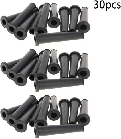 Heyiarbeit 30pcs Rubber Strain Relief Cord Boot Protector Cable Sleeve Hose in Saudi Arabia