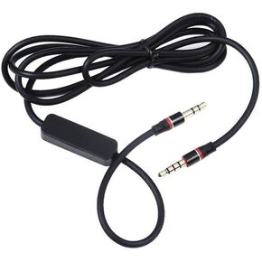 NTQinParts Replacement Black 3.5mm Audio Stereo Jack Cable Cord with MIC for Bohm B-66 B-76 Active Noise Cancelling Wireless Bluetooth Headphone in Saudi Arabia