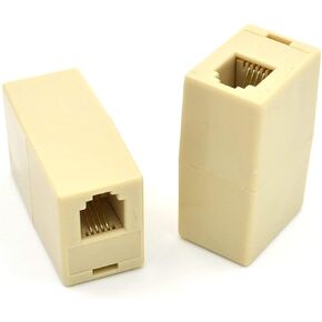 Telephone Cord Coupler Phone in Line Coupler - 4 Conductor (2) Telephone Lines – 2 Pack in Saudi Arabia