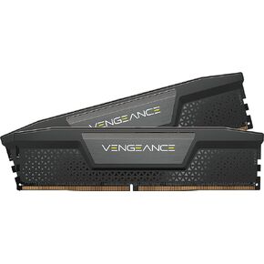 ذاكرة الوصول العشوائي CORSAIR Vengeance DDR5 بسعة 32 جيجابايت (2 × 16 جيجابايت) وسرعة 6000 ميجاهرتز CL30 Intel XMP iCUE المتوافقة مع الكمبيوتر - أسود (CMK32GX5M2B6000C30) in Kuwait