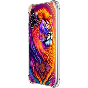 Galaxy A54 5G Case,Blue Butterfly Flowers Rose Drop Protection Shockproof Case TPU Full Body Protective Scratch-Resistant Cover for Samsung Galaxy A54 5G