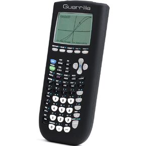 جوريلا حافظة سيليكون لالة حاسبة الرسوم البيانية من تكساس انسترومنتس TI-84 بلس، اسود