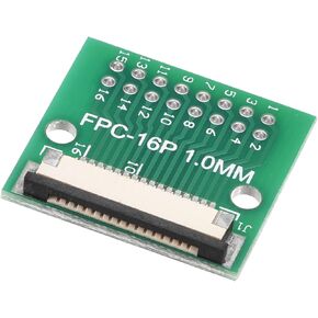 لوحة موصل محول MECCANIXITY FPC FFC 16P 1.0 مم على جانب المقبس، خلفي 0.5 مم، إلى DIP 2.54 مم لطابعة LCD ثلاثية الأبعاد DVD TV والكمبيوتر المحمول in Saudi Arabia