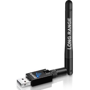 زيكسمتي محول بلوتوث للكمبيوتر 5.1، محول بلوتوث USB طويل المدى 328 قدم/100 متر دونجل بلوتوث 5.1 اي دي ار، محول بلوتوث للكمبيوتر ويندوز 11/10/8/7 - محول USB بلوتوث للكمبيوتر واللابتوب in Kuwait