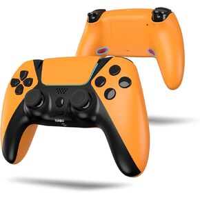 استبدال لوحة ألعاب TOPAD لوحدة تحكم PS4، جهاز تحكم Ymir لجهاز تحكم Playstation 4 مع وظيفة الاهتزاز المزدوج/Turbo/Remappable، Scuf Wireless Pa4 Mando لوحدة تحكم PS4/Pro/Slim/Steam/PC، برتقالي in Kuwait
