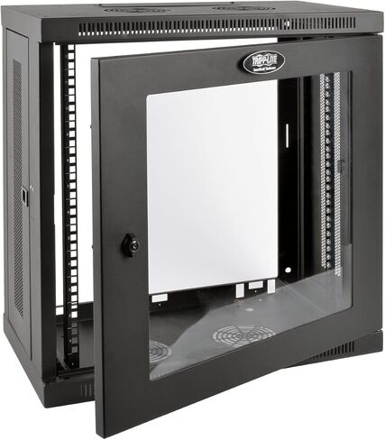 TRIPP LITE 12U خزانة رف للتعليق على الحائط مع باب زجاجي من الأكريليك، 13 بوصة عمق الرقعة (SRW12U13G) in Kuwait