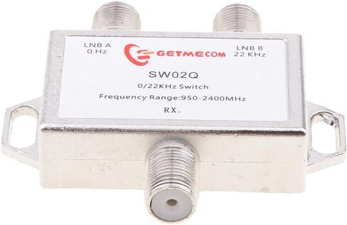 SDENSHI Lot of 2 Wideband 2x1 DiSEqC Premium Satellite Multi Switch FTA 0/22KHz in Saudi Arabia