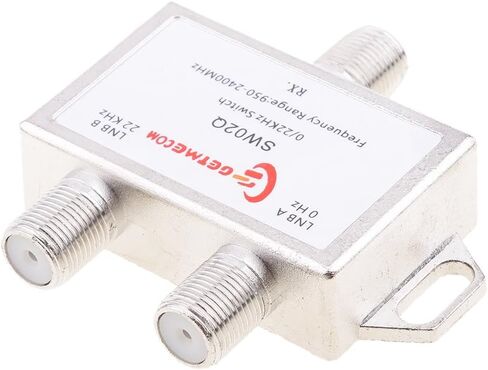 SDENSHI Lot of 2 Wideband 2x1 DiSEqC Premium Satellite Multi Switch FTA 0/22KHz in Saudi Arabia