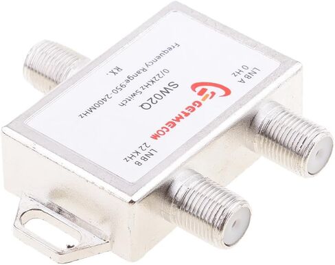 SDENSHI Lot of 2 Wideband 2x1 DiSEqC Premium Satellite Multi Switch FTA 0/22KHz in Saudi Arabia
