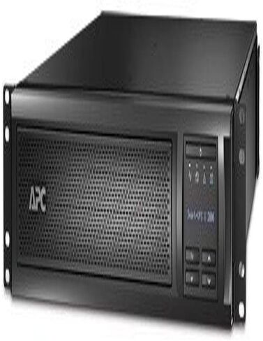 APC Network UPS, 3000VA Smart-UPS Sine Wave UPS with Extended Run Option, SMX3000RMLV2UNC, Network Management Card, 2U Rackmount/Tower Convertible, Line-Interactive, 120V Black in Saudi Arabia