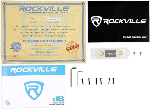 Rockville dB10 800w Peak Mono Car Audio Amplifier 200w RMS @ 4 Ohms in Saudi Arabia