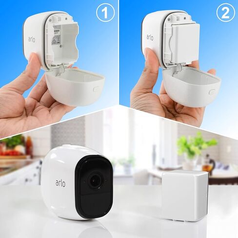 بطاريات Feirsh 2440 مللي أمبير قابلة لإعادة الشحن (VMA4400)، بطاريات ليثيوم أيون Arlo مطورة متوافقة مع Arlo Pro، Arlo Pro 2، غير متوافقة مع Arlo Ultra/Pro3 in Kuwait