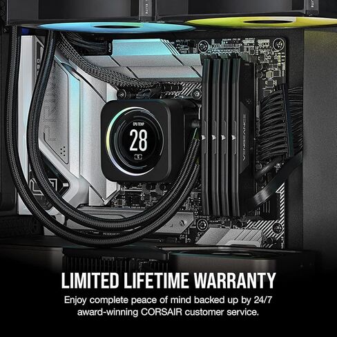ذاكرة الوصول العشوائي CORSAIR Vengeance DDR5 بسعة 32 جيجابايت (2 × 16 جيجابايت) وسرعة 6000 ميجاهرتز CL30 Intel XMP iCUE المتوافقة مع الكمبيوتر - أسود (CMK32GX5M2B6000C30) in Kuwait