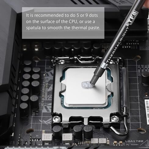 معجون حراري Thermalright TF8 1.2 جرام، معجون حراري عالي الأداء لتبريد جميع المعالجات، معجون بالوعة الحرارة عالي المتانة 12.8 وات/م. بطاقات الرسومات والمشتتات الحرارية في أجهزة الكمبيوتر وأجهزة التحكم in Saudi Arabia