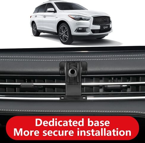 LUNQIN حامل هاتف السيارة لإنفينيتي QX60 2022 2023 اكسسوارات السيارات الملاحة قوس الديكور الداخلي الهاتف الخليوي المحمول جبل in Kuwait