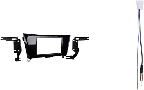 Metra 95-7622HG Double DIN Installation Dash Kit for 2014- Nissan Rogue (Black) in Saudi Arabia