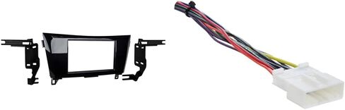 Metra 95-7622HG Double DIN Installation Dash Kit for 2014- Nissan Rogue (Black) in Saudi Arabia