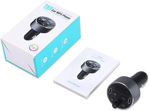 Ankilo Bluetooth 5.0 FM Transmitter for Car, Dual PD 20W Fast Car Charger, Wireless Car Audio Adapter, Support Siri Google Assitant, U Disk, SD Card, Hands-Free Calls Kit in Saudi Arabia