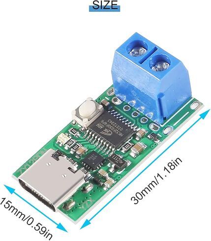 DKARDU Type-C USB-C Fast Charging Trigger Module PD2.0 3.0 to DC Decoy Fast Charge Trigger Poll Detector Module ZY12PDN with DC Power Adapter Kits DC Male Cable in Saudi Arabia