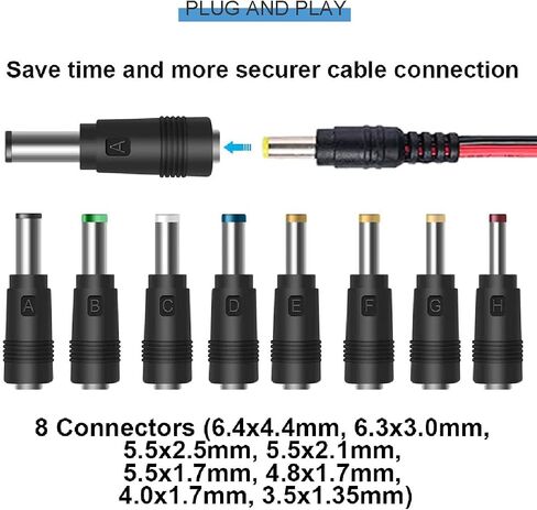 DKARDU Type-C USB-C Fast Charging Trigger Module PD2.0 3.0 to DC Decoy Fast Charge Trigger Poll Detector Module ZY12PDN with DC Power Adapter Kits DC Male Cable in Saudi Arabia