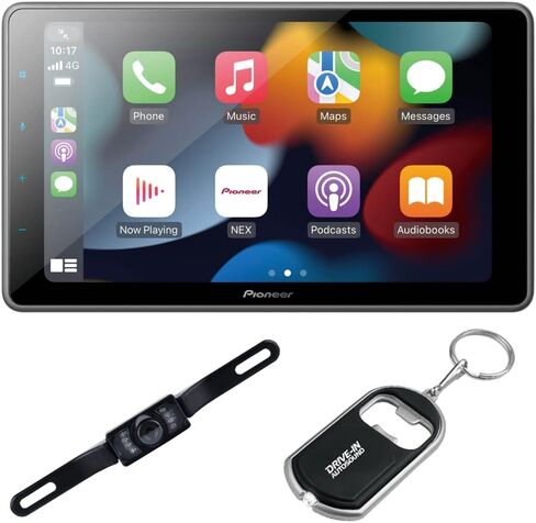 جهاز استقبال الوسائط الرقمية Pioneer DMH-WT3800NEX مقاس 9 بوصات ونظام Android Auto/Apple CarPlay مع كاميرا لوحة الترخيص in Kuwait