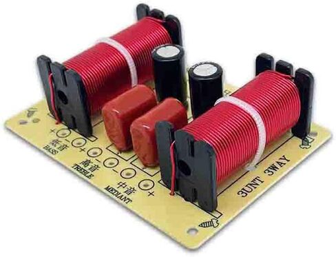 DarklIp WEAH-305 3 Way Speaker Frequency Divider 150W HiFi Crossover Filter Module WEAH-305 150W Speaker Panel Passive Treble Bass for DIY Home Speaker in Kuwait
