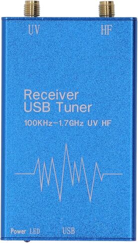 مستقبل RTL SDR USB، RTL2832U R820T21 مكون إلكتروني SMA موصل تغطية واسعة مستقبل SDR 100 كيلو هرتز - 1.7 جيجا هرتز UHF UV HF للعمل in Kuwait