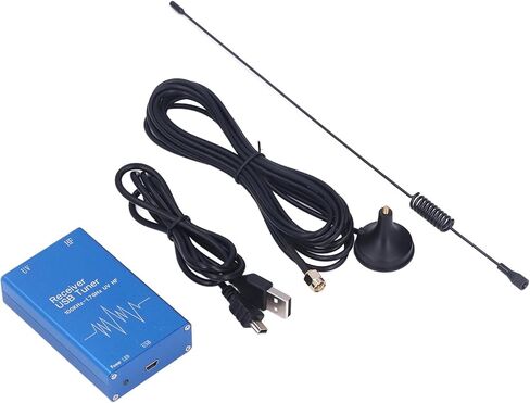 مستقبل RTL SDR USB، RTL2832U R820T21 مكون إلكتروني SMA موصل تغطية واسعة مستقبل SDR 100 كيلو هرتز - 1.7 جيجا هرتز UHF UV HF للعمل in Kuwait