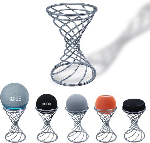 Smart Speaker Table Stand Decorative Holder for Echo Dot 3rd/4th/5th Gen, Echo 4th/5th Gen, Echo Glow, Apple Homepod Mini and Google Home Mini/Nest Mini (Bronze) in Kuwait