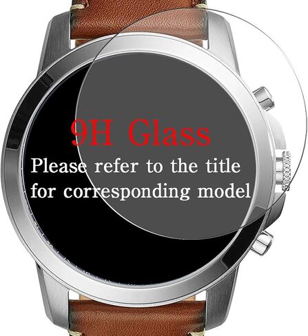 Puccy [3 عبوات] واقي شاشة من الزجاج المقوى متوافق مع شركة IWC International Watch Company IW370628 واقيات أفلام مضادة للخدش خالية من الفقاعات للساعة الذكية in Saudi Arabia