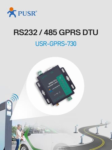 PUSR (سعر قطعتين) مودم GSM التسلسلي RS232 RS485 إلى GPRS DTU مع الأمر USR-GPRS232-730 in Kuwait