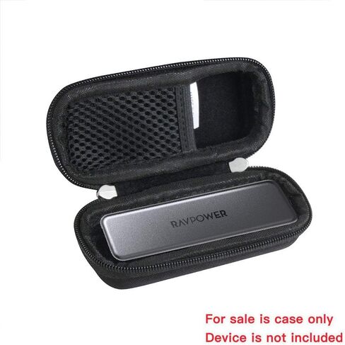 Hermitshell Hard Travel Case for RAVPower Mini External SSD Hard Drive Portable SSD USB-C Solid State Flash Drive (Grey) in Saudi Arabia